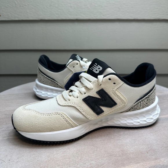 New Balance Women Size 6 Sneaker Fresh Foam X70 Beige Leopard Athletic Shoe New - Picture 3 of 16